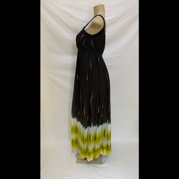 Calvin Klein Size 6 Abstract Print Maxi Dress - Picture 6 of 7